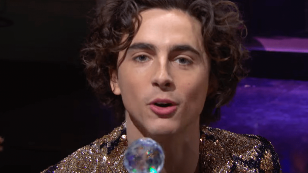 Timothée Chalamet as Wonka Sings About End of Actors’ Strike