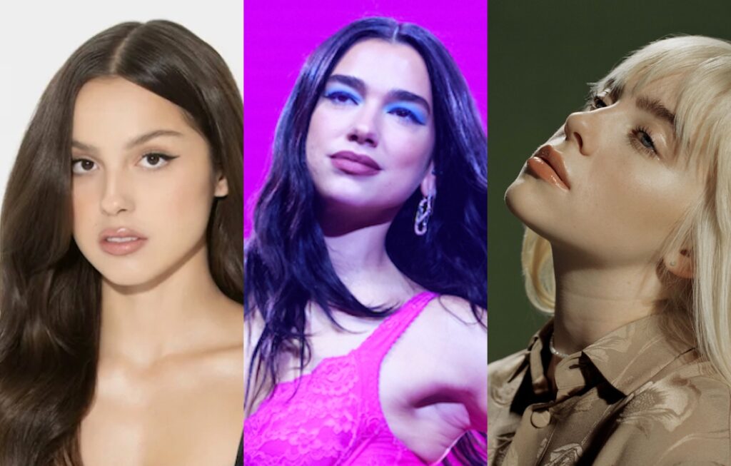 Billie Eilish, Olivia Rodrigo e Dua Lipa si esibiranno ai Grammy 2024