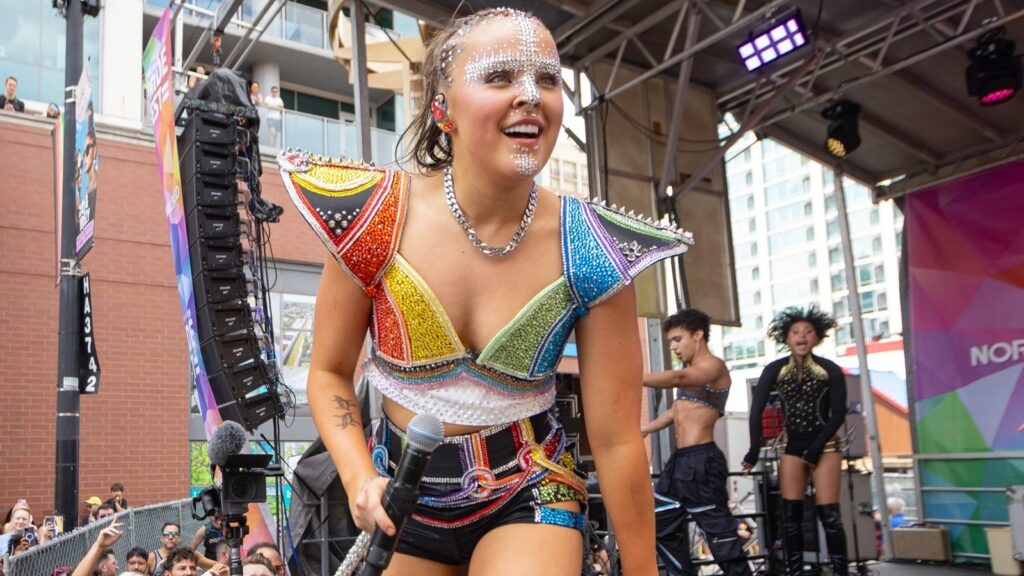 JoJo Siwa Gets Booed by Audience Member at Trixie Mattel Pride Event