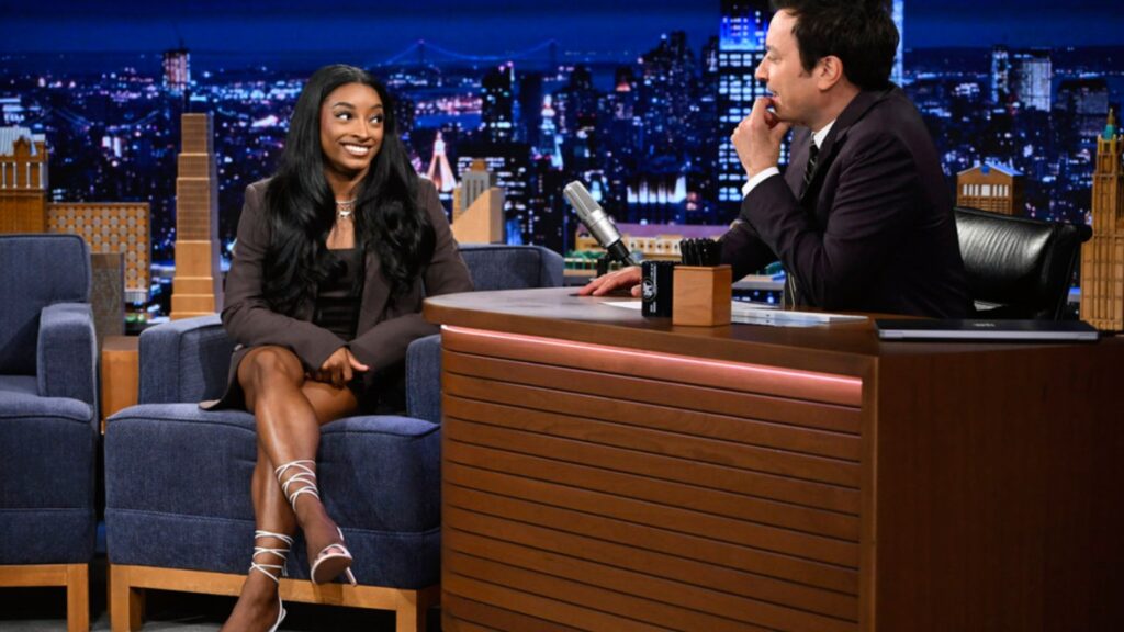 Simone Biles Shares 2028 Olympic Games Plan on 'The Tonight Show'