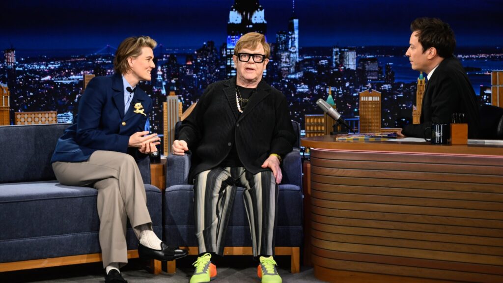 Elton John and Brandi Carlile Discuss collaborative LP on 'Fallon'