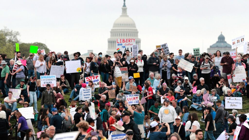 Donald Trump, Elon Musk Target of ‘Hands Off’ Protests Around World
