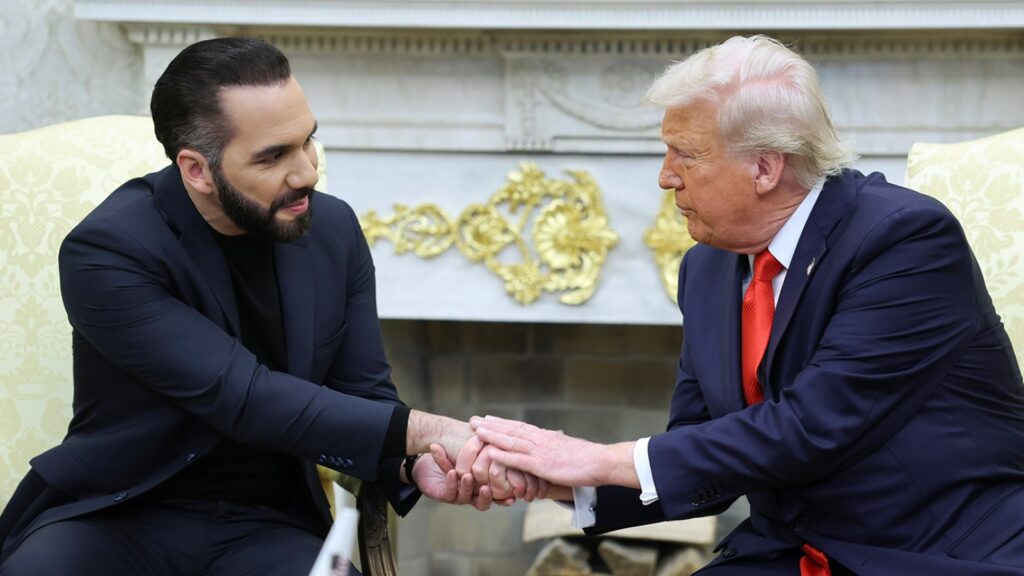 Trump and Bukele Bond Over El Salvador Deportation in Oval Office