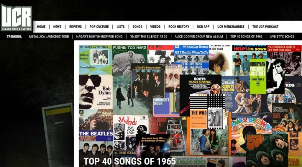 The best songs of 1965, according to Ultimate Classic Rock