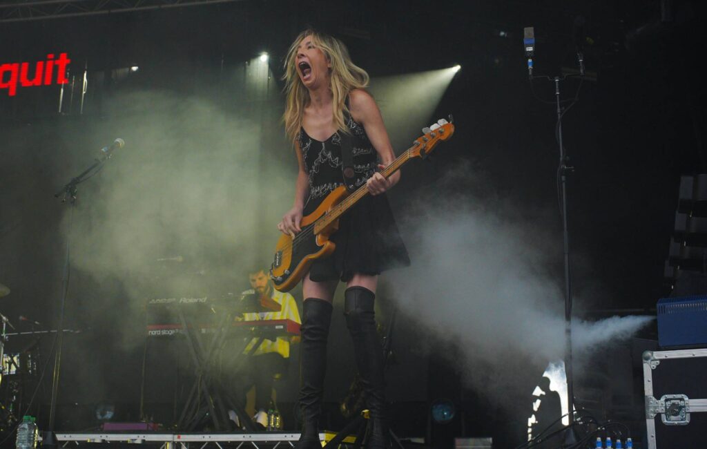 Haim play as the Park Stage’s Saturday “secret guests” at Glastonbury 2025