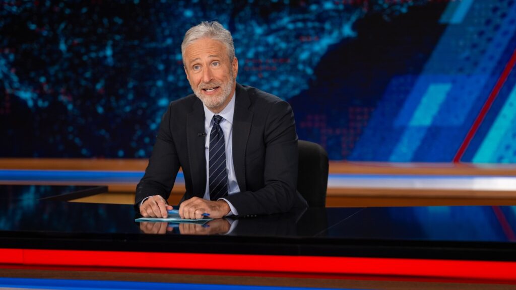 Jon Stewart Explains Why His Name Is in the Epstein Files