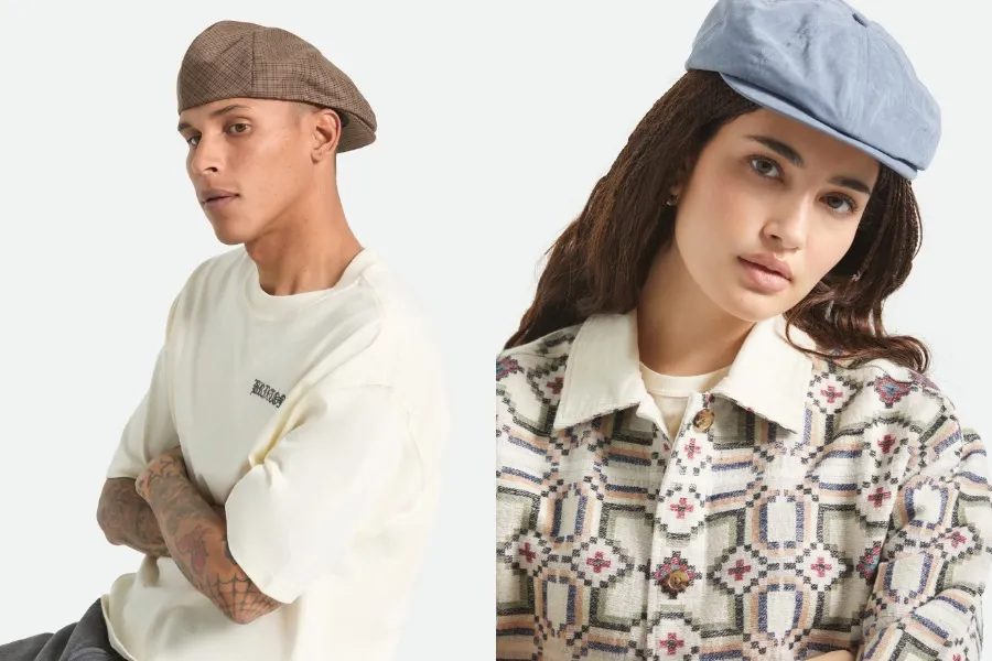 Best Brixton Hats: Shop JFK Jr.-Style Newsboy Flat Caps, Buy Online
