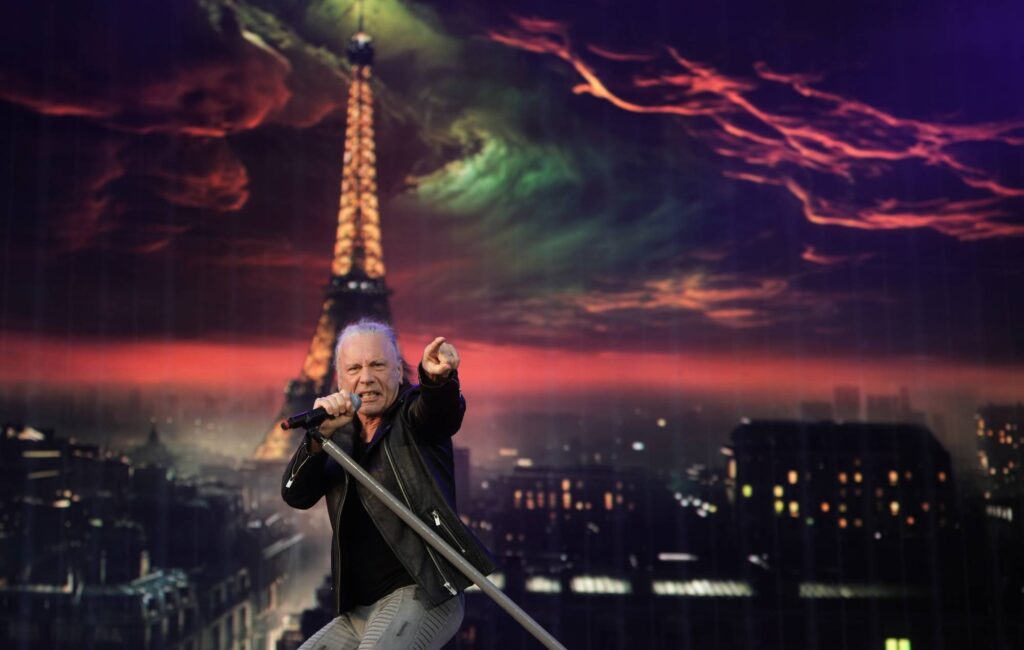 Iron Maiden enforce phone-free standing area at Paris arena show