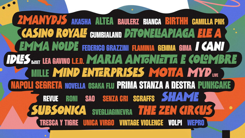 MEN/GO MUSIC FEST: the complete cast of the festival announced, from 14 to 18 July 2026 in Arezzo – Rockon.it