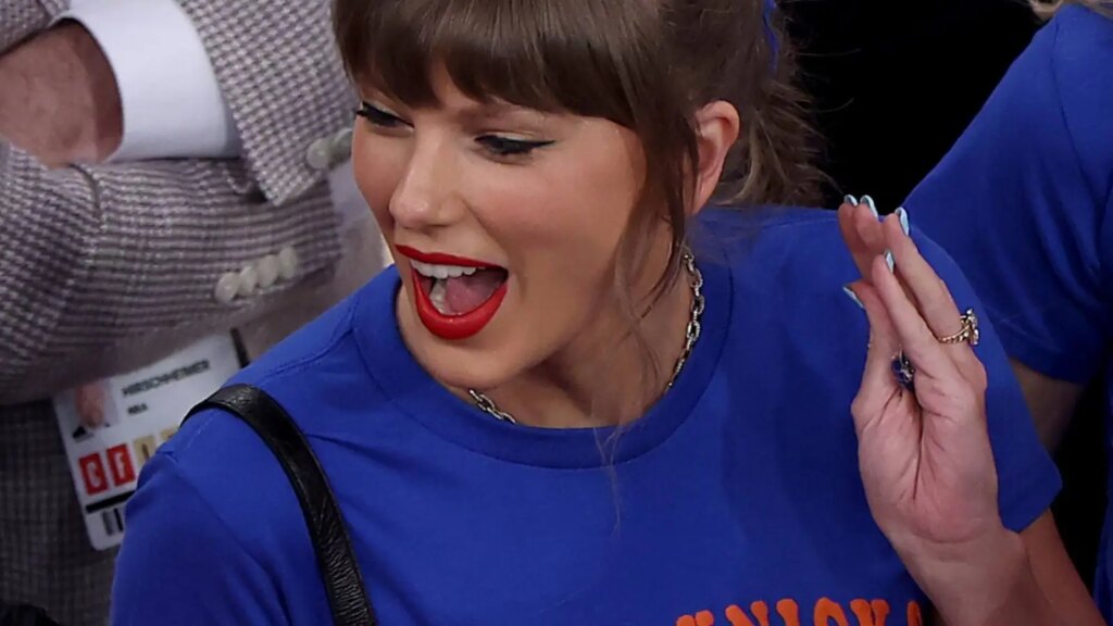 Taylor Swift, Haim Sisters Sport ‘Stevie Knicks’ Shirt at Knicks Game