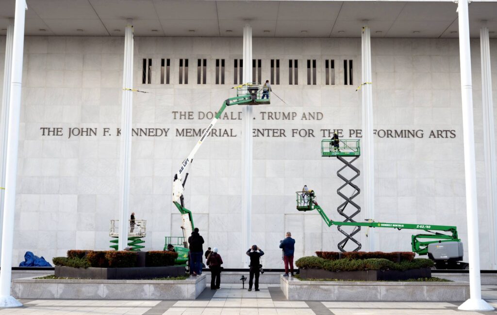 Kennedy Center staff start removing all references to Donald Trump