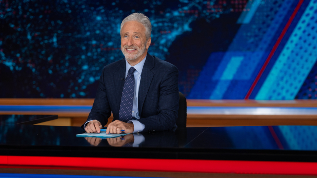 Jon Stewart Takes Aim at Trump’s Reaction to Lindsey Graham’s Death