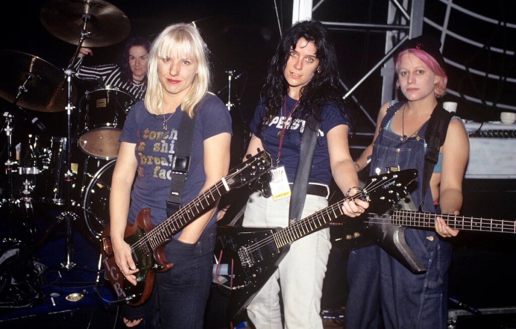 This was the L7 when they threw used sanitary pads on the public