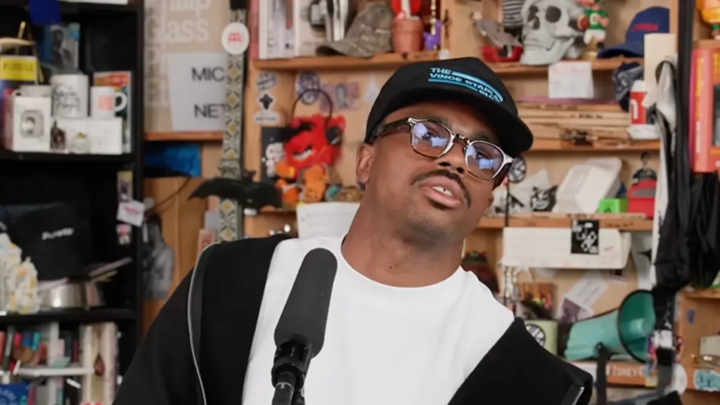 Vince Staples Shouts Out Slain Black Panther Members in Tiny Desk Performance