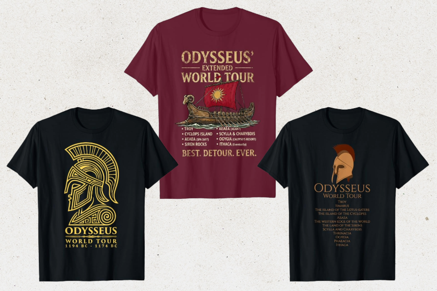 The Odyssey Merch: Shop Odysseus World Tour-Style T-Shirts Online