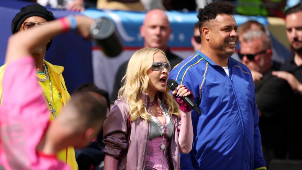 No, Madonna Was Not in Trump's Suite at the World Cup Final