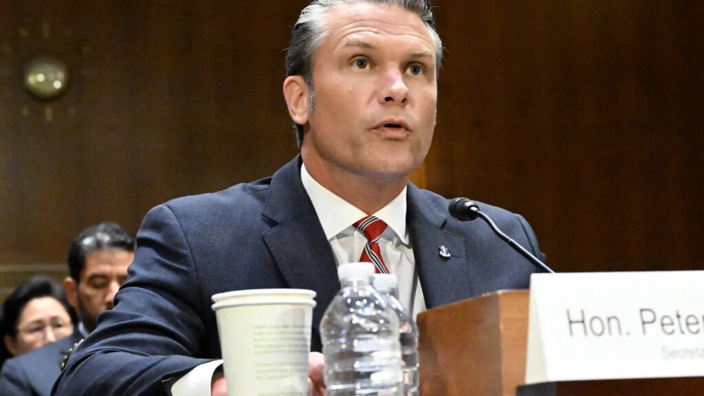 Hegseth Tells Senators Trump Should Be Praised for Iran War