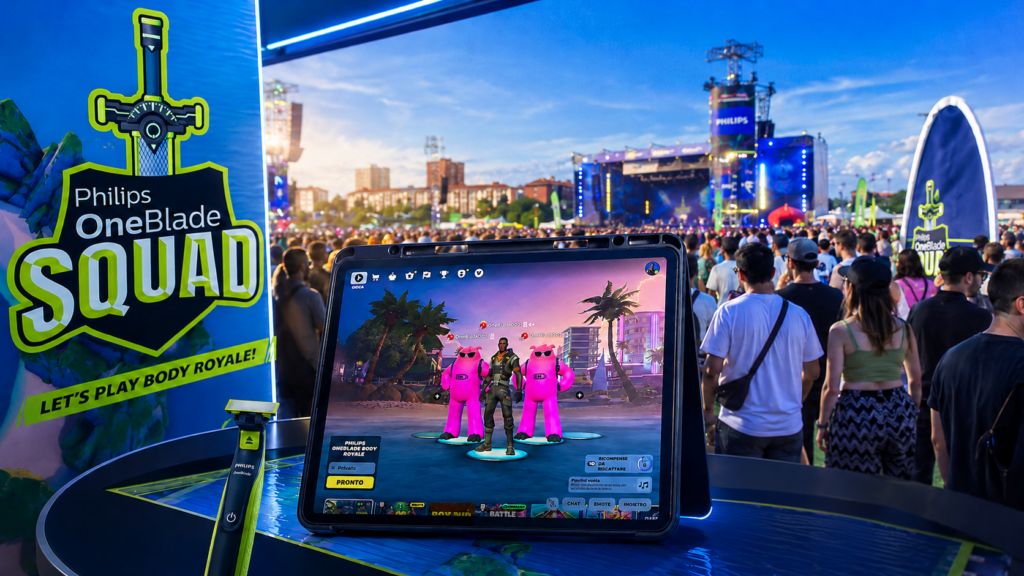 The thin line of PHILIPS ONE BLADE that connects us to music, through gaming – Rockon.it