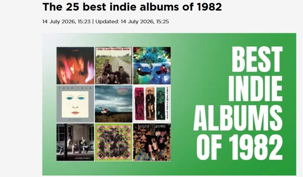 The ranking of the best indie rock albums of 1982, according to Radio