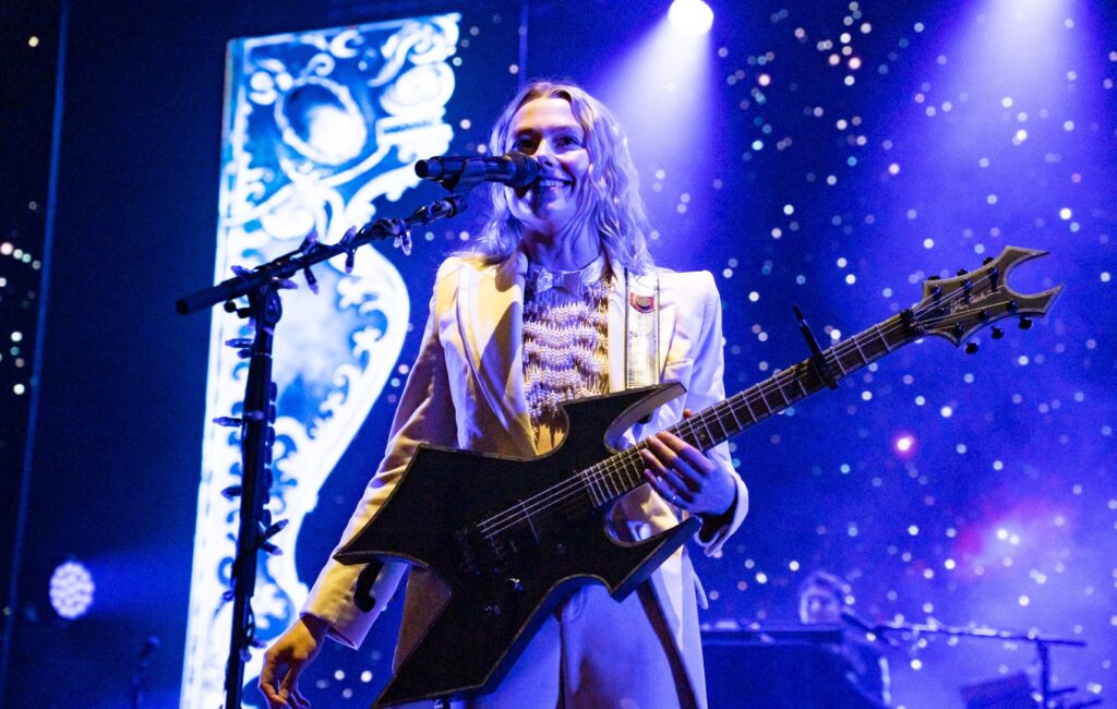 Phoebe Bridgers leads fans around roller-skating rink at ‘Lost Weekend’ listening party