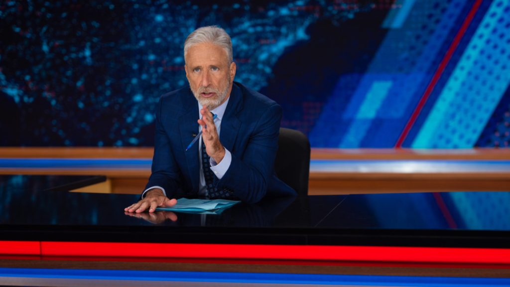 Jon Stewart Takes Aim at Trump’s ‘Relentless Denial of Reality’