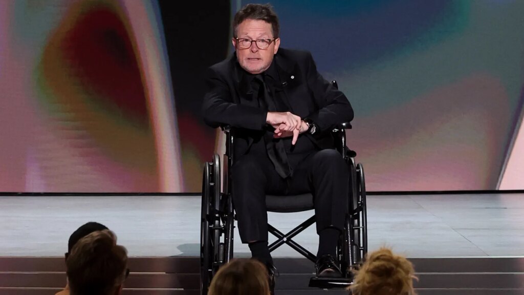 Michael J. Fox Accepts Bob Hope Humanitarian Award at Emmys