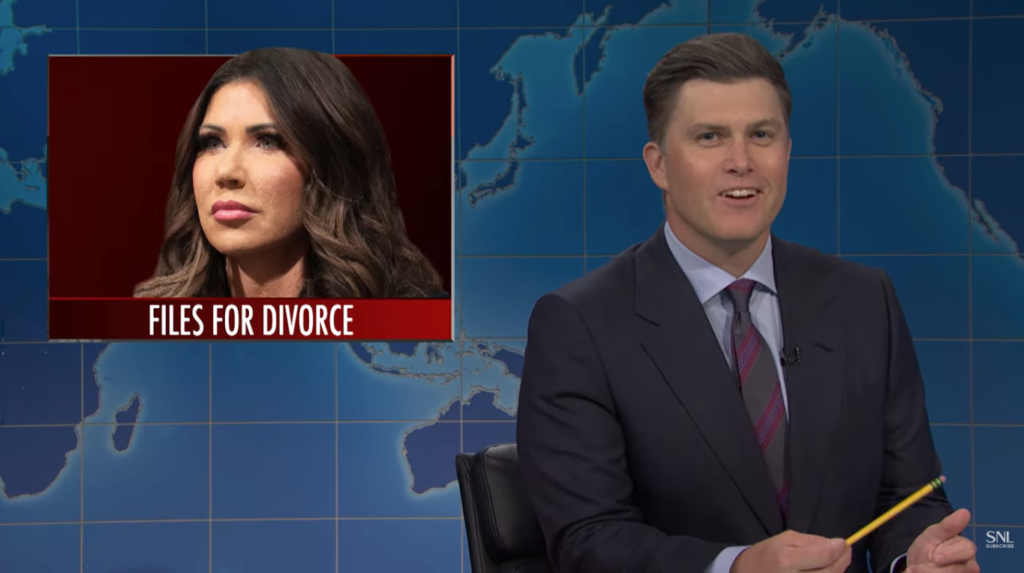 ‘SNL’ Weekend Update Roasts Trump’s Ballroom, Kristi Noem’s Divorce