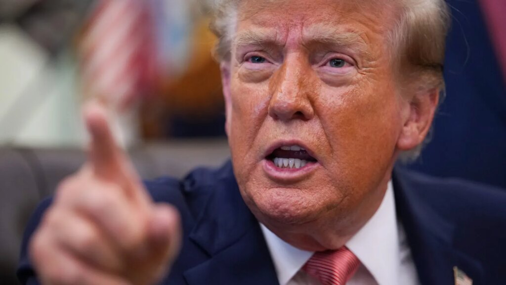 Trump Blows Up at Reporter in Oval Office: ‘Better Be Careful’